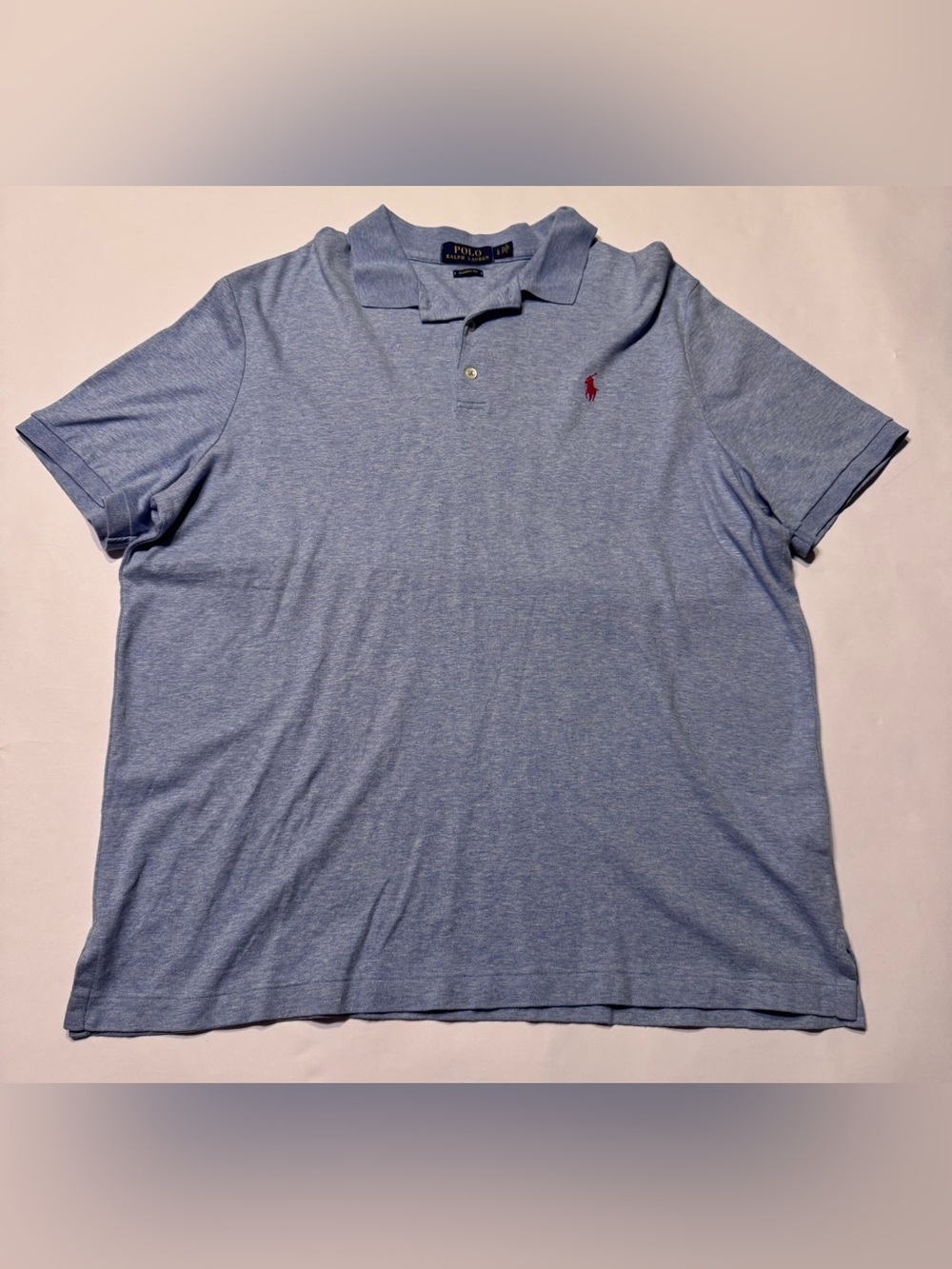 Polo Ralph Lauren Golf Polo Soft Cotton Shirt Men's Classic Fit Large Blue